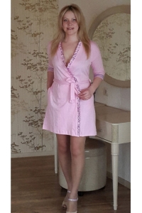 Халат "Цветочная-теплая" Золотое руно 170661